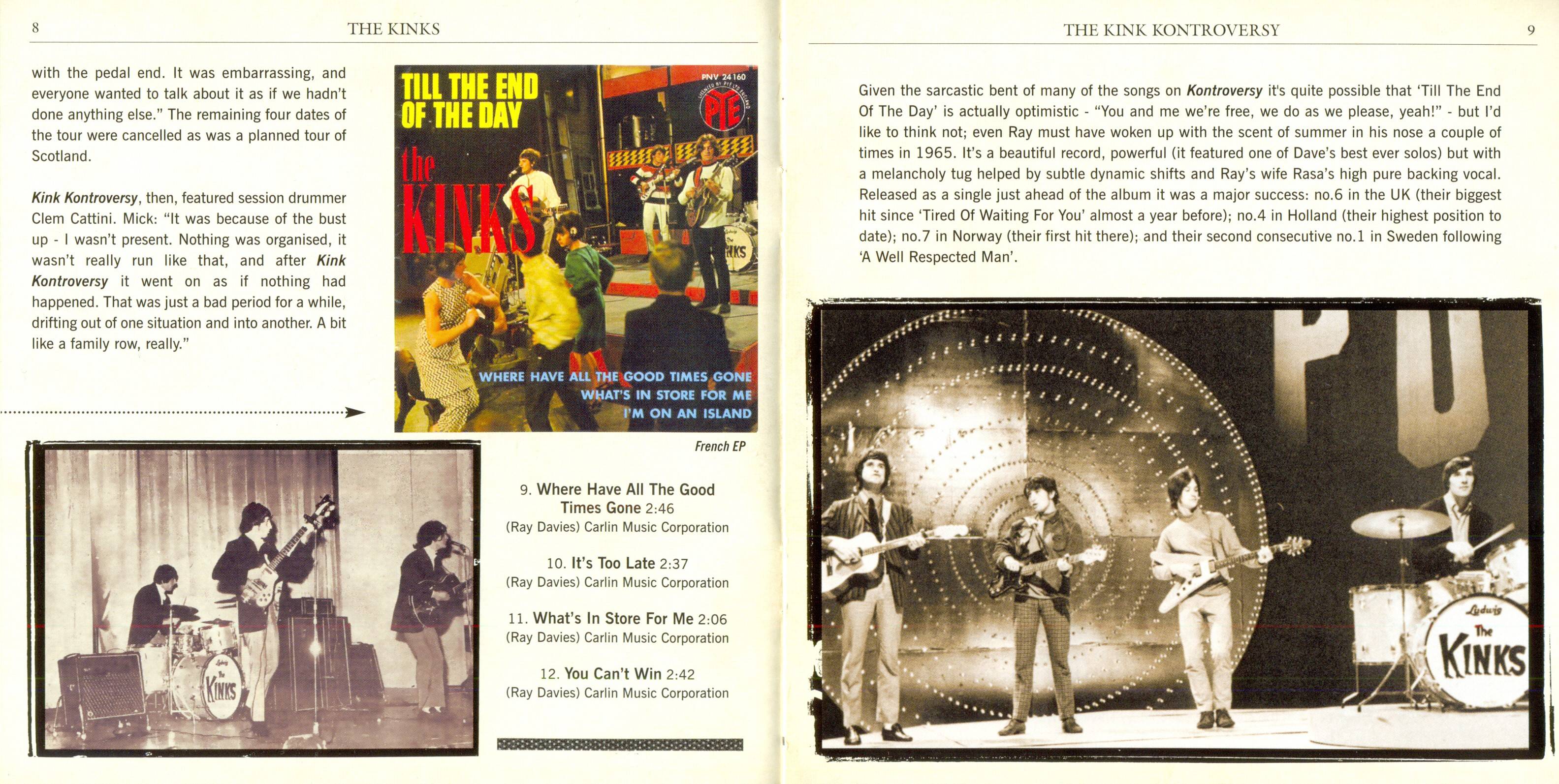 The Kinks The Kink Kontroversy Booklet JPN CD Covers Cover Century Over